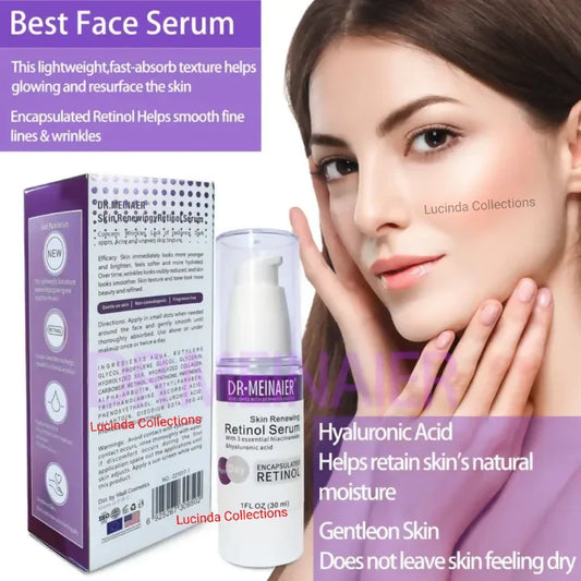 Dr. Meinaier Skin Renewing Retinol Serum With Niacinamide Hyaluronic Acid