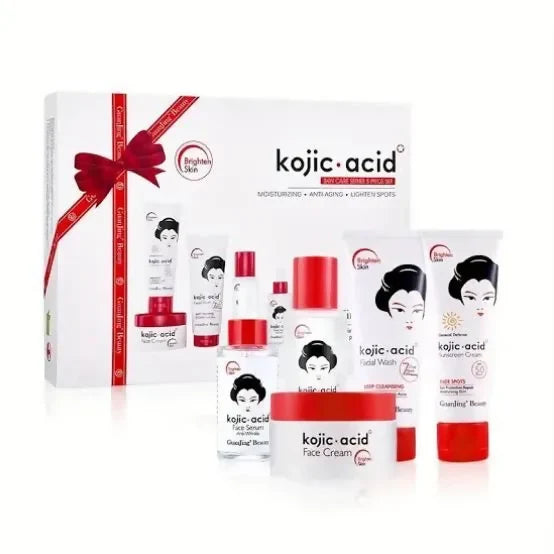 GuanJing Beauty Kojic Acid Skin Care Series 5 Piece Set