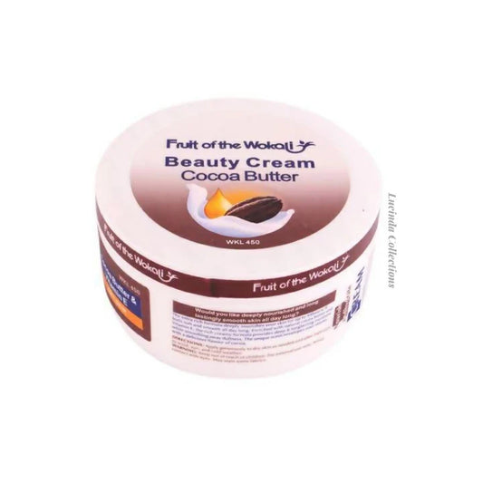 Fruit of the Wokali Cocoa Butter Beauty Cream With Almond Oil & Vitamin E-300g