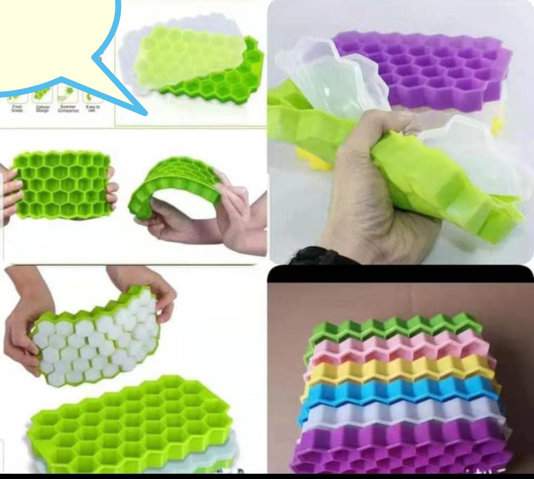 Honey comb icecubes maker