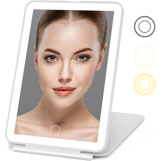 Lighted Makeup Mirror Travel Mirror Compact Slim LED Vanity Mirror with Lights