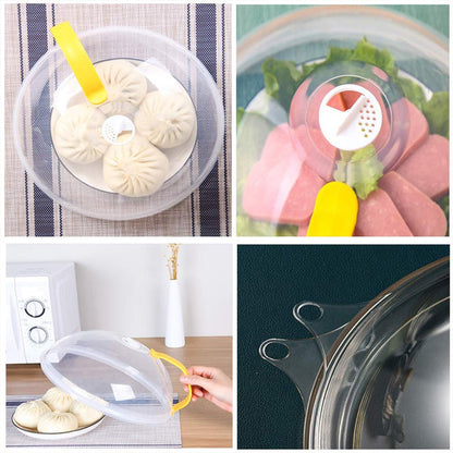 Microwave Cover for Foods, BPA Free Microwave Plate Cover with Adjustable Steam Vents