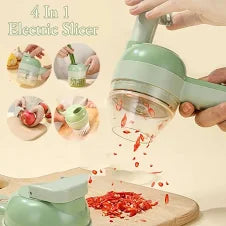 4 In 1 Electric Handheld Cooking Hammer Vegetable Cutter / Food Chopper