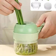 4 In 1 Electric Handheld Cooking Hammer Vegetable Cutter / Food Chopper
