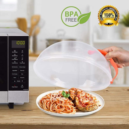 Microwave Cover for Foods, BPA Free Microwave Plate Cover with Adjustable Steam Vents