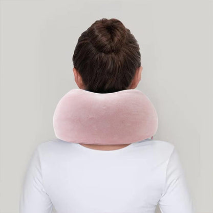 Memory Foam Neck Pillow – Ergonomic Support for Travel & Napping