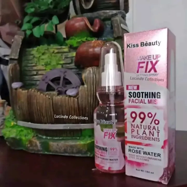 Kiss Beauty Green Tea / Aloe Vera / Rose Water Makeup Fix Setting Spray