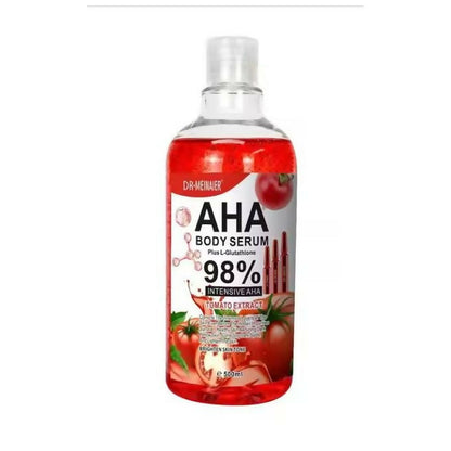 DR MEINAIER 98% AHA Body Serum Plus L-Glutathlone Tomato Extract - 500ml