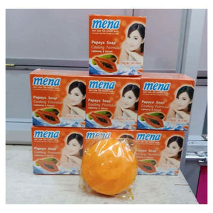 Mena Papaya Soap Cooling Formula Lightening & Refresh Soap
