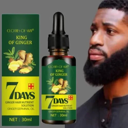 Aichun Beauty Ginger Hair Growth Oil – 7 Days Rapid Growth Essence for Bald Spots, Edges & Thinning Hair (30ml)