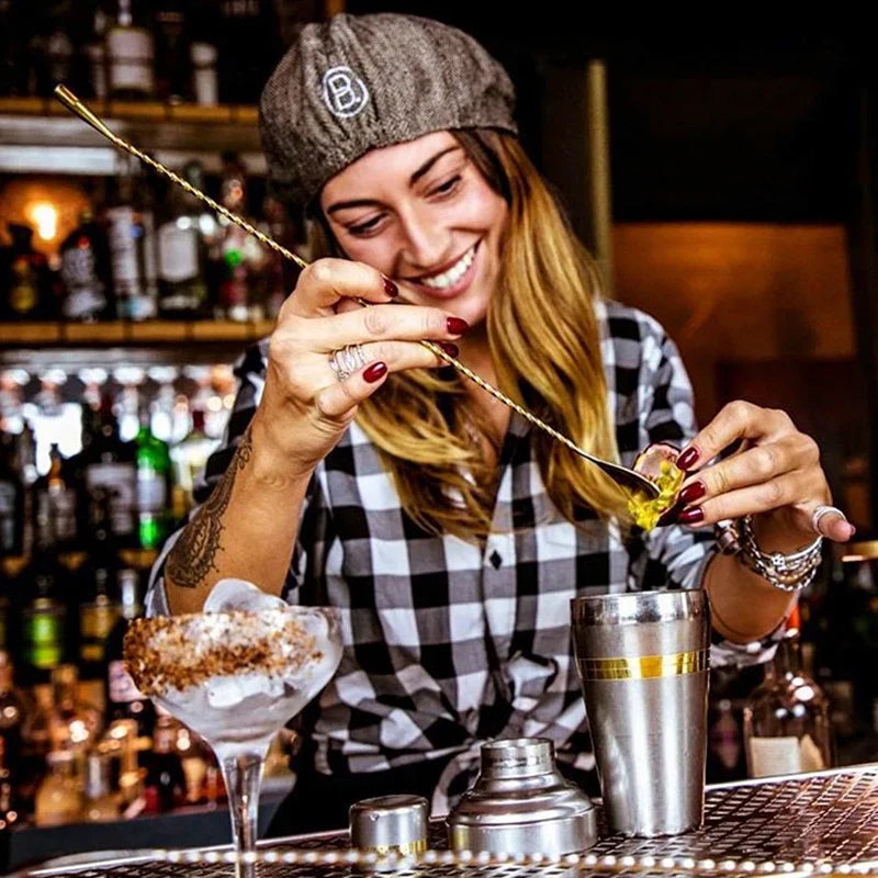 Steel Cocktail Stirring Spoon – 30cm