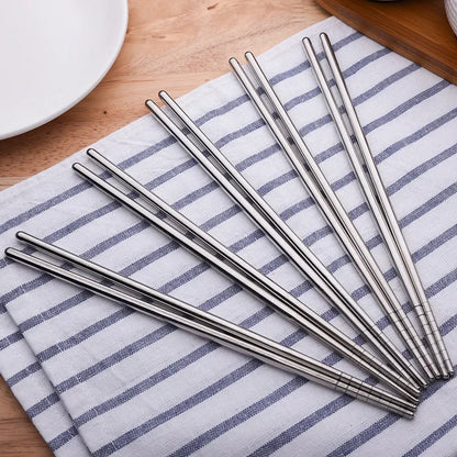 23cm Reusable S/Steel Chopsticks
