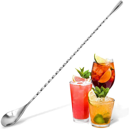 Steel Cocktail Stirring Spoon – 30cm