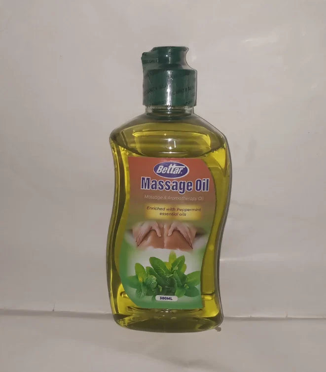 Bettar massage & aromatherapy oil with peppermint essential oil -300ml