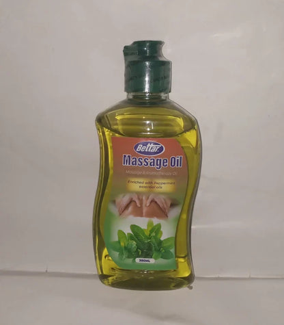 Bettar massage & aromatherapy oil with peppermint essential oil -300ml