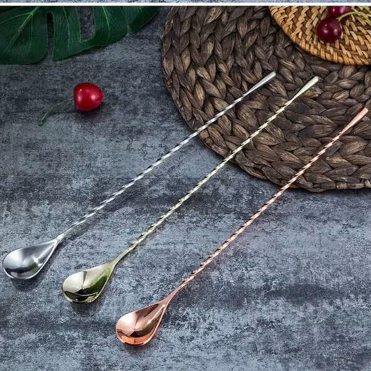 Steel Cocktail Stirring Spoon – 30cm