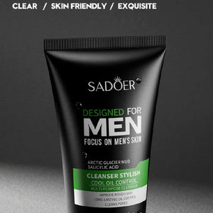 SADOER Men's Oil Control Facial Cleanser Hydrating And Soothing