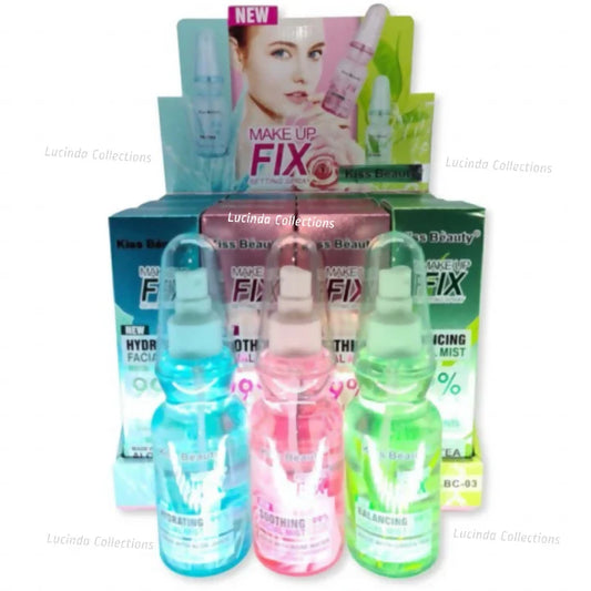Kiss Beauty Green Tea / Aloe Vera / Rose Water Makeup Fix Setting Spray