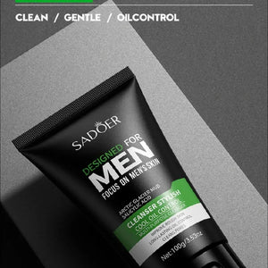 SADOER Men's Oil Control Facial Cleanser Hydrating And Soothing