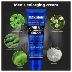 Max Men Penis Enlargement & Erectile Dysfunction Cream – Male Performance Enhancer