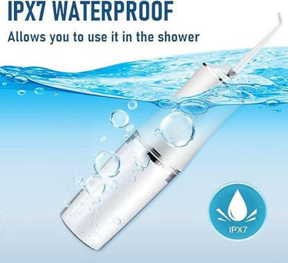 Oral Irrigator Portable Dental Water Flosser USB Rechargeable Water Jet Floss Tooth Pick 