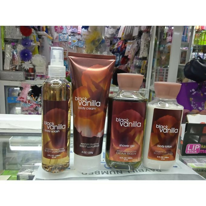 Dear Body Black Vanilla 4 In 1 Set