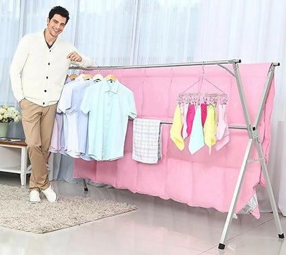 Double Outdoor Cloth Rail