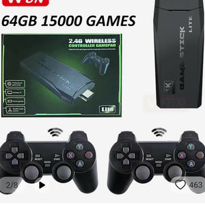 15,000 games console with wireless controller