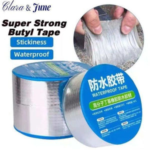Roof Sealant - Thick Aluminum Foil Self Adhesive Tape for Instant Patching Sealant and Waterproofing for Roofs and Pipes