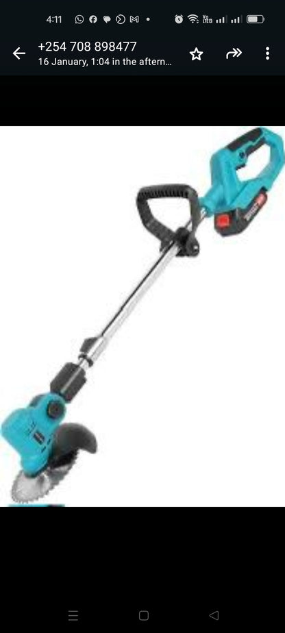 Cordless 8'' Lawn Grass Handheld String Trimmer For Makita 18V Battery