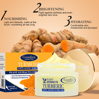 3in1 Turmeric Brightening Hydrating and antiaging face set